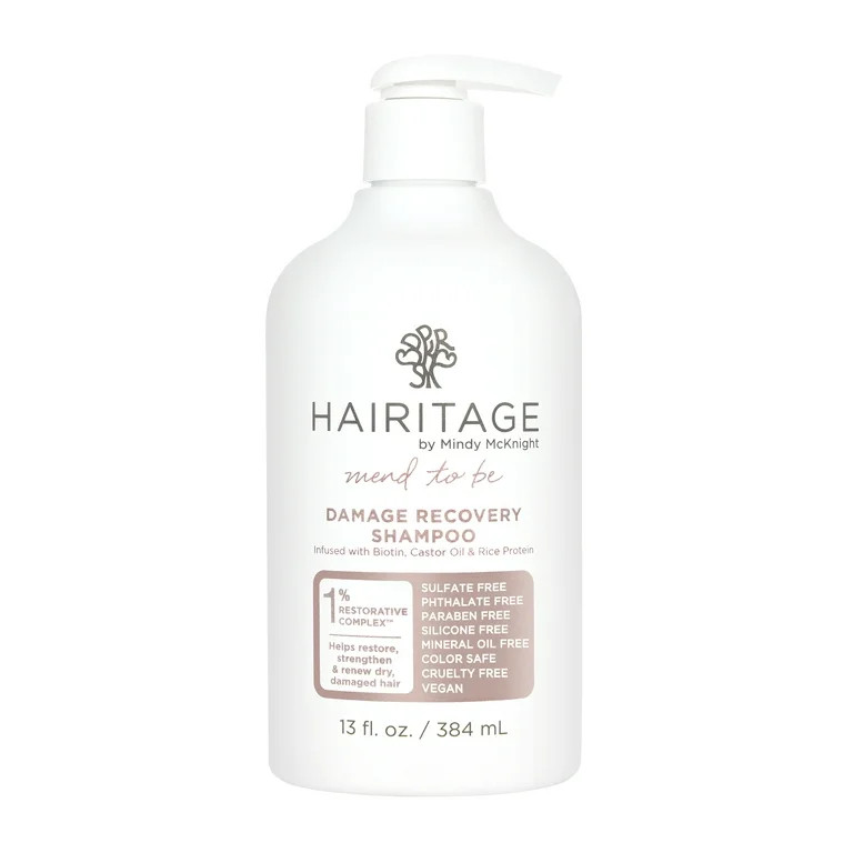 Hairitage Mend To Be Damage Recovery Shampoo with Biotin - Strengthens, Renews, 13 fl. Oz | Walmart (US)