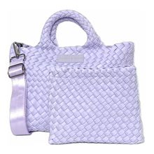 Lilac Mini Woven Tote | Shop BIRDIE