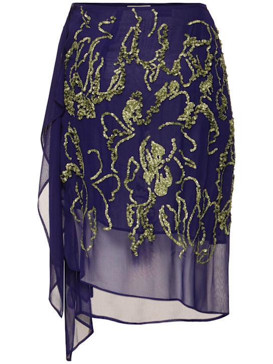 Sima sequined organza skirt | Luisaviaroma