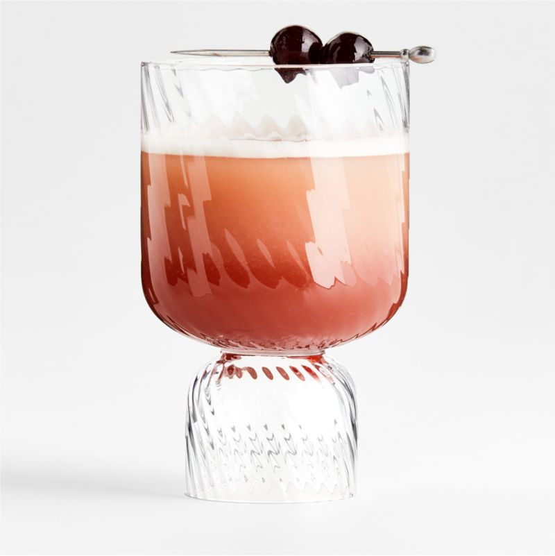 Anya Optic Stem Red Wine Glass | Crate & Barrel | Crate & Barrel