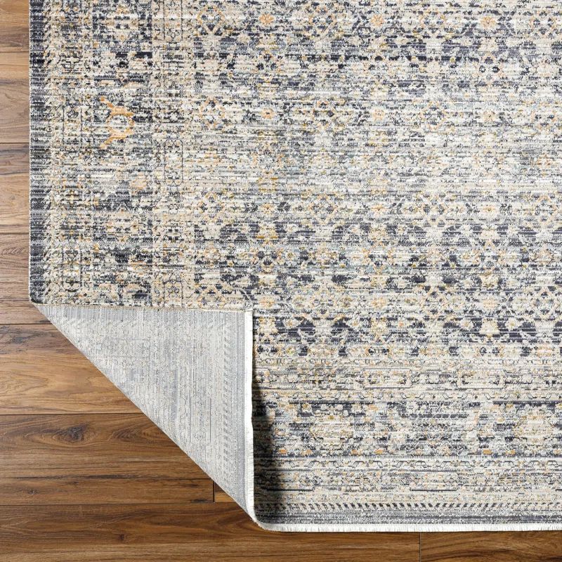 Becki Owens x Surya Margaret Vintage Gray/Charcoal Area Rug | Wayfair North America