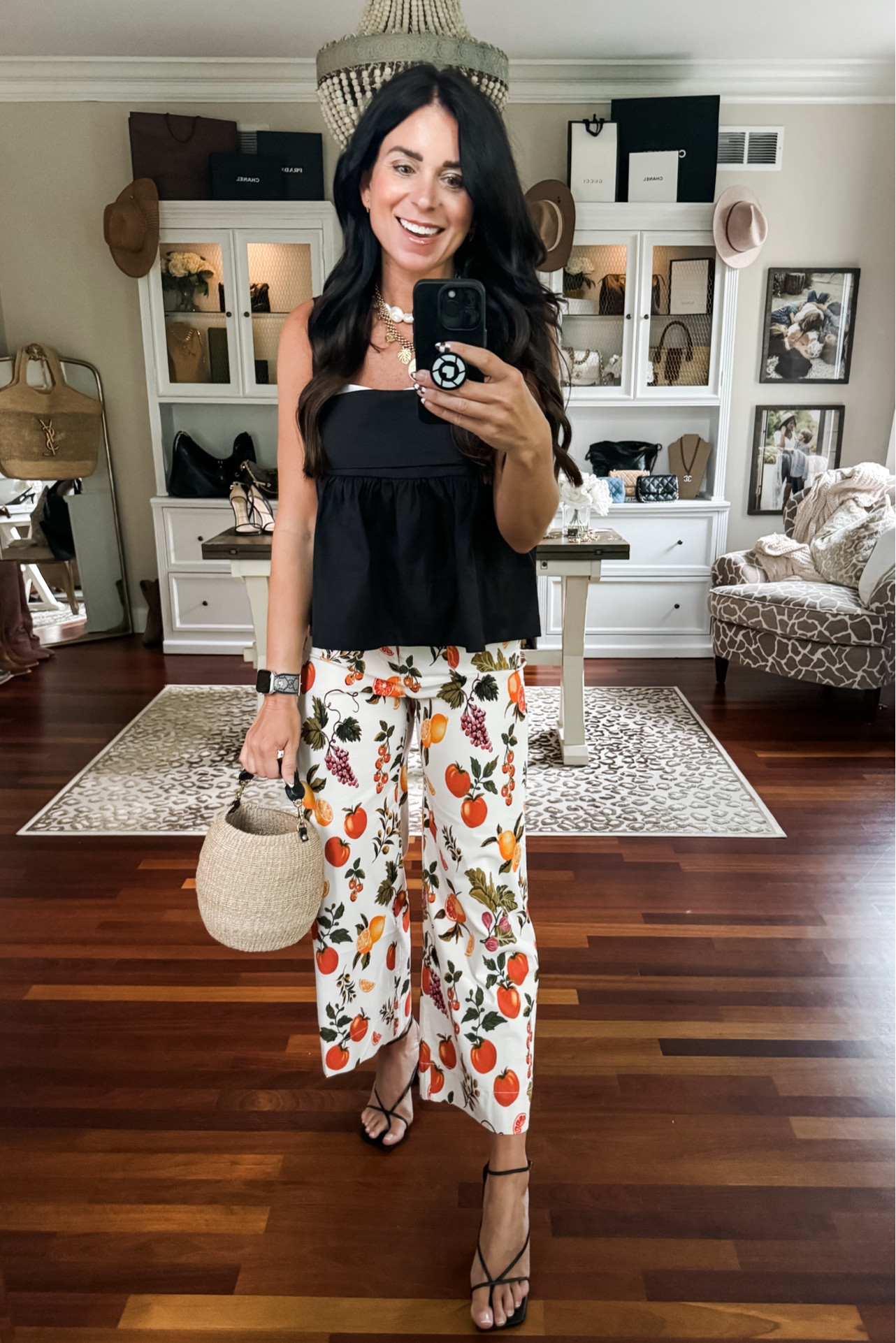 Anthropologie summer outfit 
27 pants
Small top but it runs big 

#LTKStyleTip #LTKSeasonal #LTKFestival