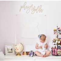 Custom Script Wood Name Sign For Birthday, Wedding & Home | Etsy (US)