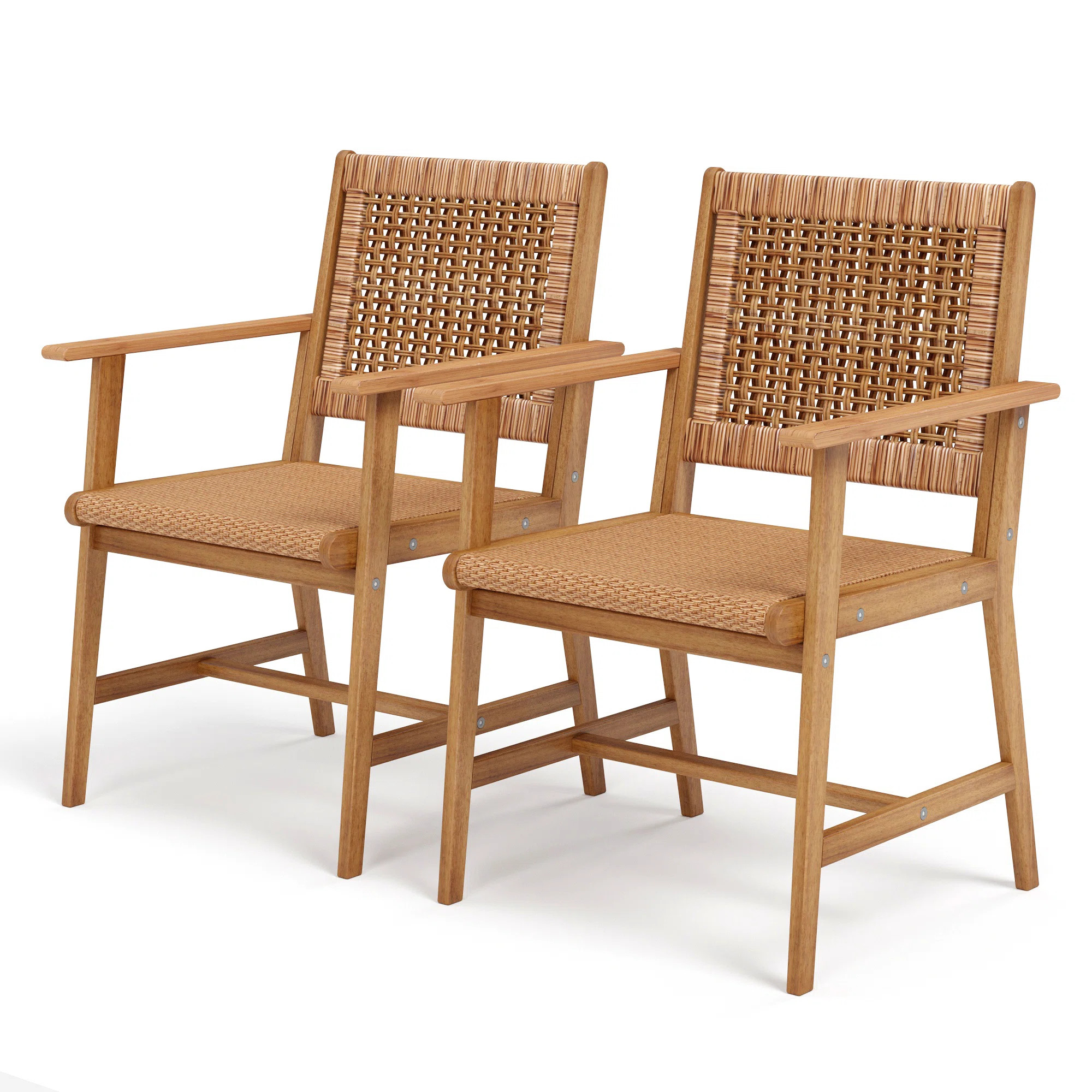 Kenya Outdoor Stacking Dining Armchair | Wayfair North America