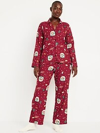Flannel Pajama Set for Women | Old Navy (US)