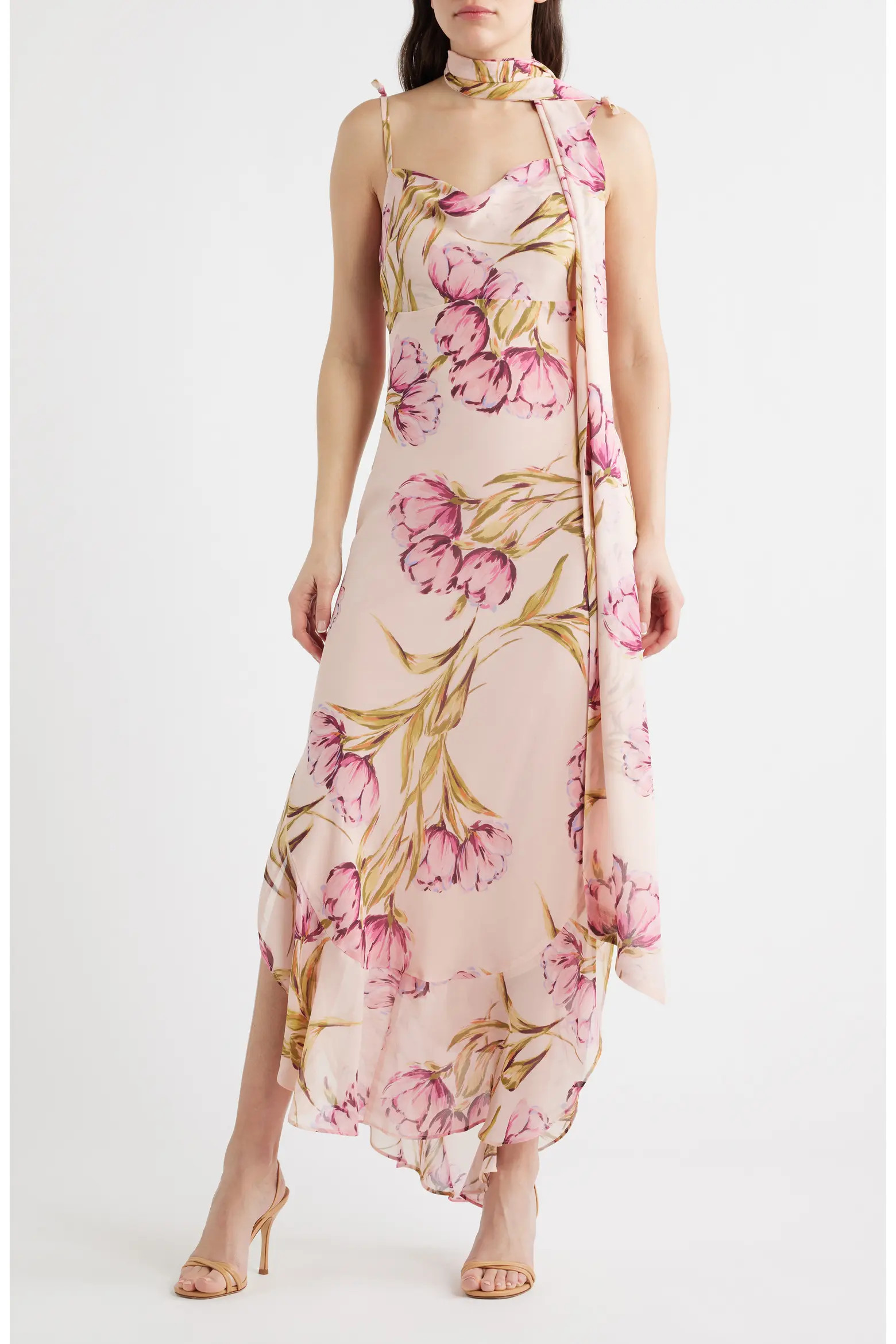 Jaila Ruffle Floral Maxi Dress (Women) | Nordstrom | Nordstrom