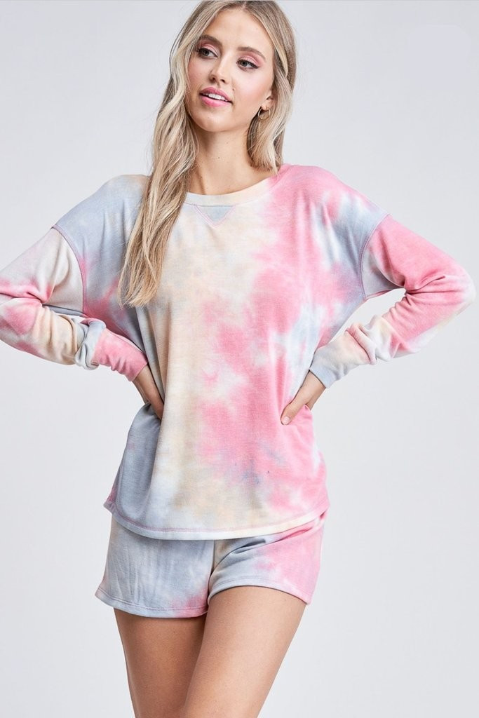 Phil Love Tie Dye Short Set | Social Threads