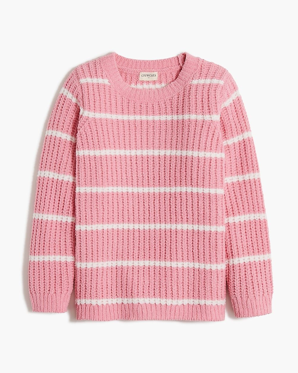 Girls' chenille striped sweater | J.Crew Factory
