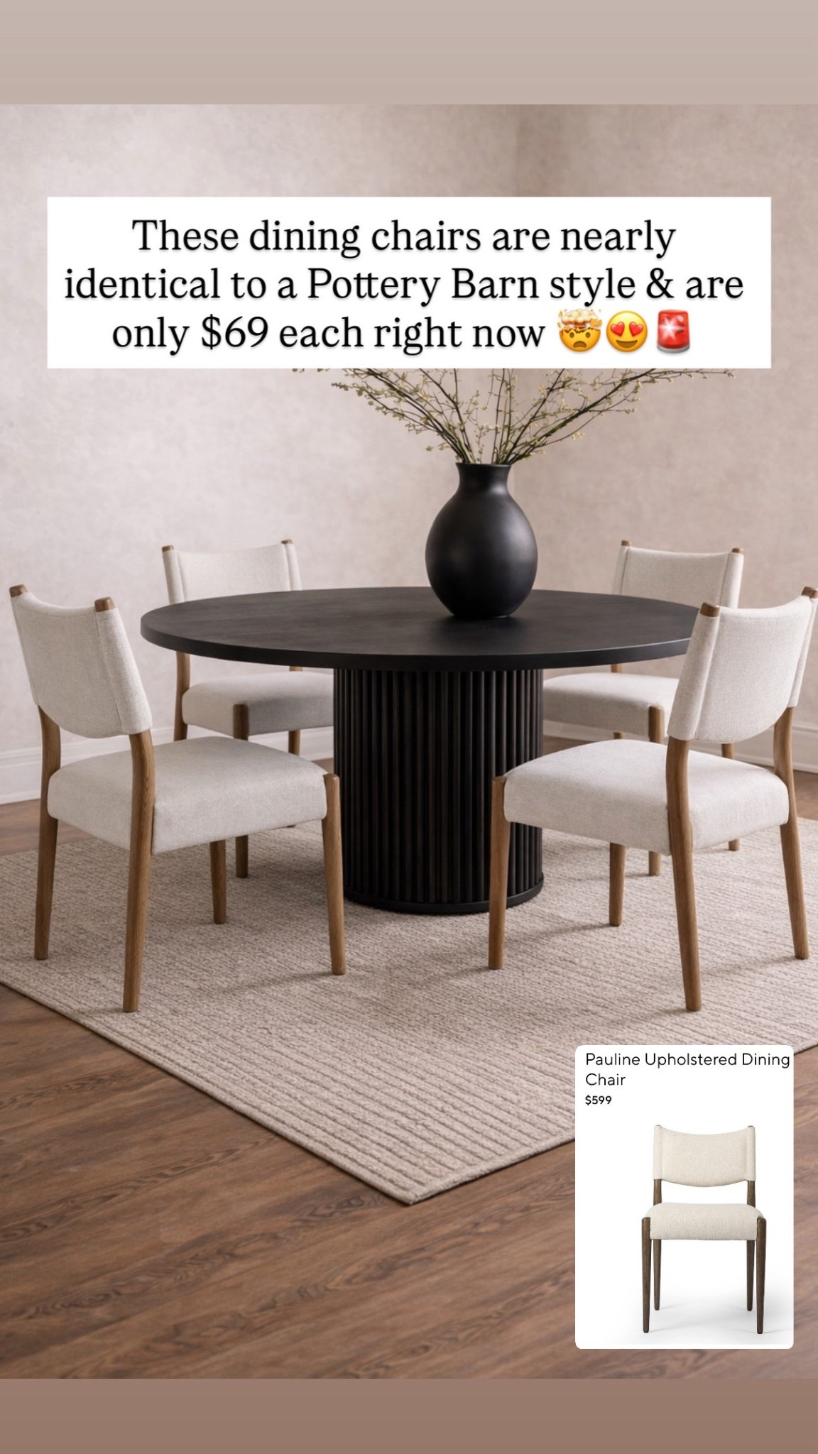 Pottery barn inspired dining chairs!!! 

Amazon home, Amazon finds, Walmart home Walmart furniture, Amazon furniture 

#LTKHome #LTKSaleAlert