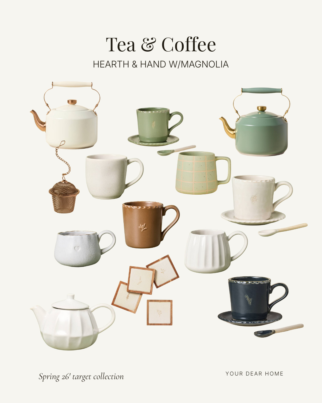 NEW Hearth & Hand Target Spring 2026 Collection is HERE!! And their coffee mugs are too good to resist.  

 #LTKHome