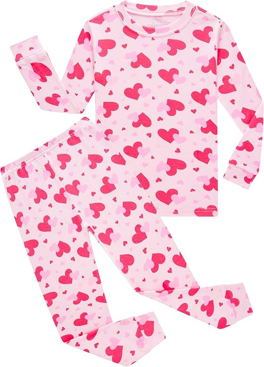 Family Feeling Little Boys Girls Child Pajamas Sets 100% Cotton Toddler Pjs | Amazon (US)