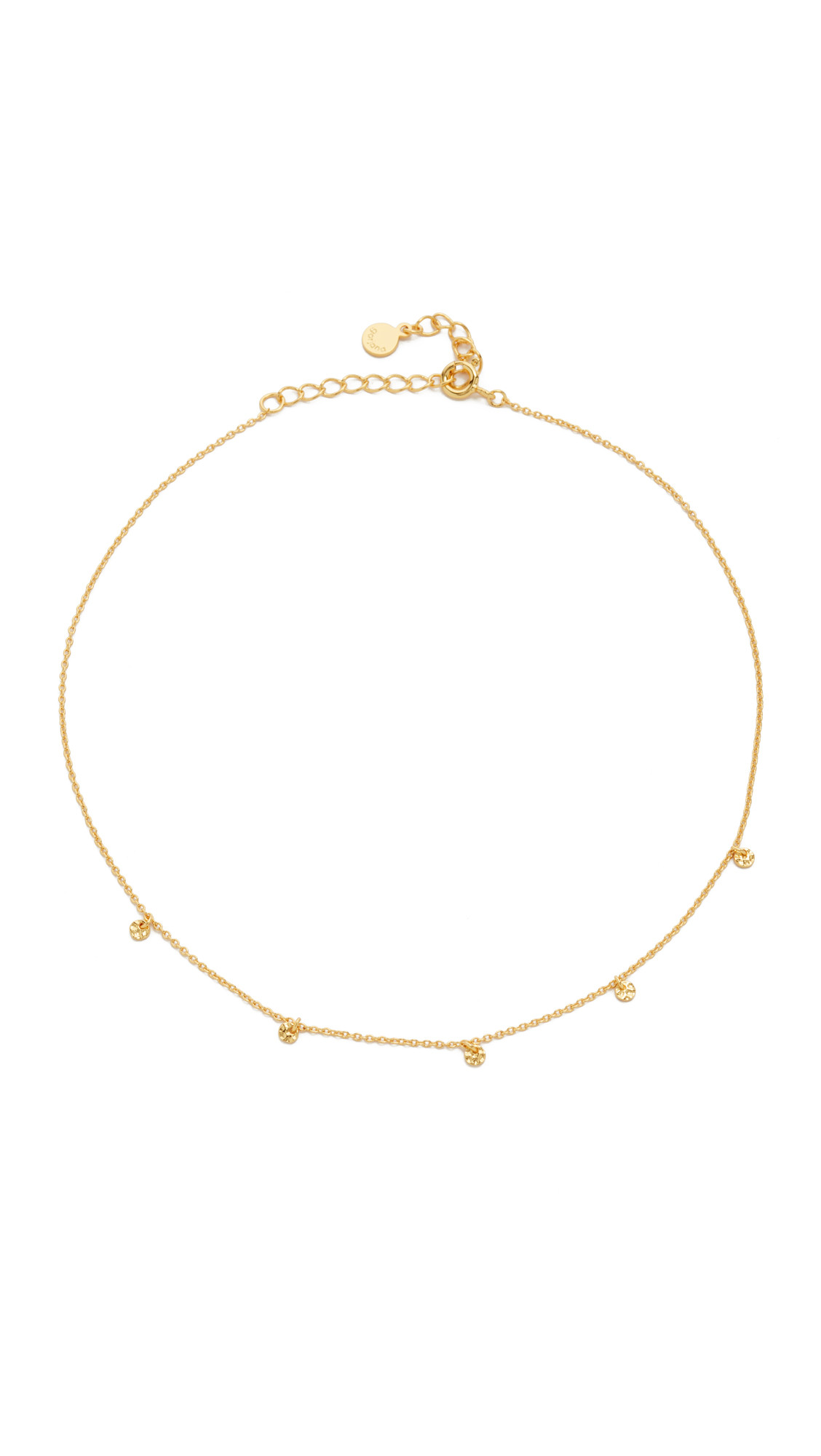 Gorjana 5 Disc Choker Necklace | Shopbop