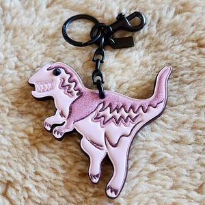 Adorable NWOT Coach Pink Leather Rexy Key Chain or Bag Charm 🦖🩷 | Poshmark
