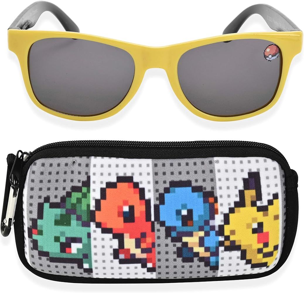 Pokemon Kids Sunglasses with Kids Glasses Case, Protective Toddler Sunglasses | Amazon (US)