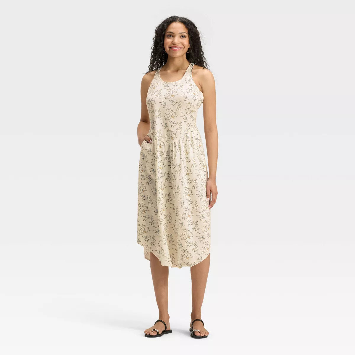 Women's Drop Waist Midi A-Line Dress - Universal Thread™ | Target