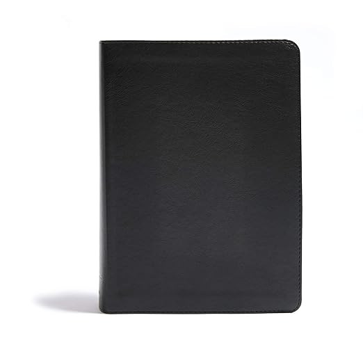 CSB He Reads Truth Bible, Black LeatherTouch, Black Letter, Wide Margins, Journaling Space, Illus... | Amazon (US)