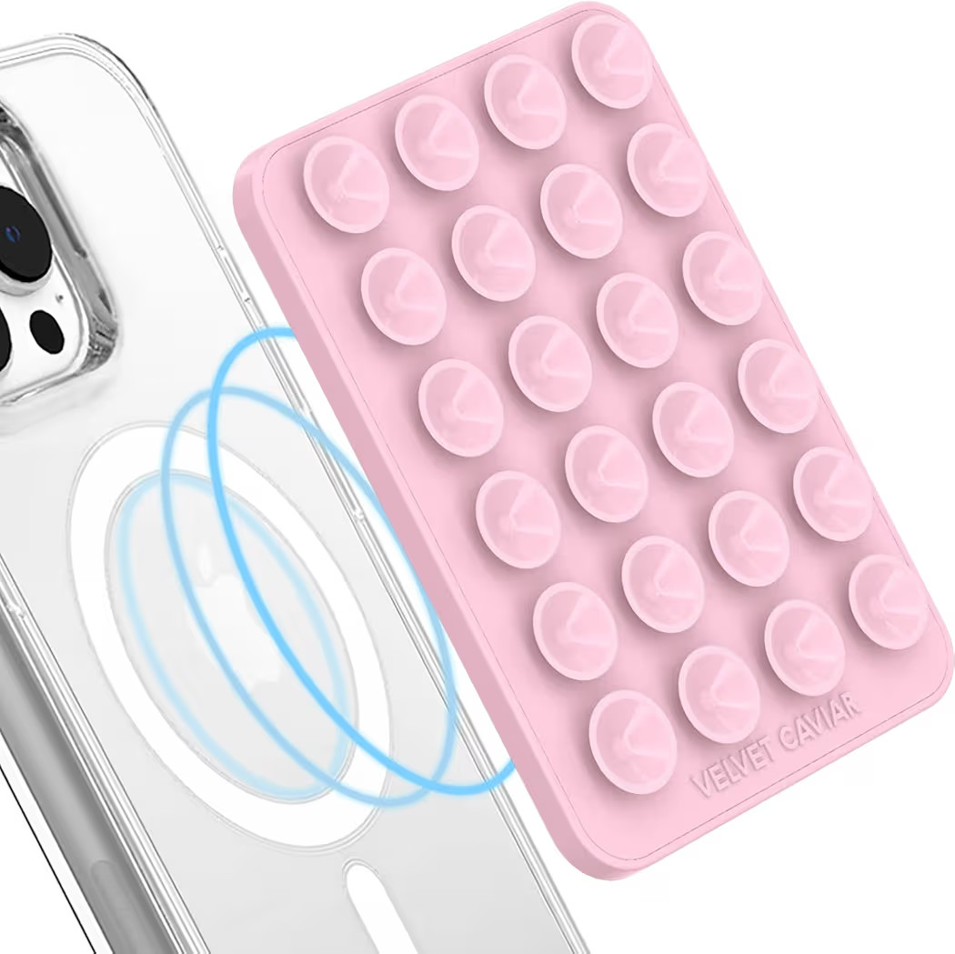 Velvet Caviar Suction Cup Phone Case Mount Compatible with MagSafe Devices Only - Magnetic Silico... | Amazon (US)