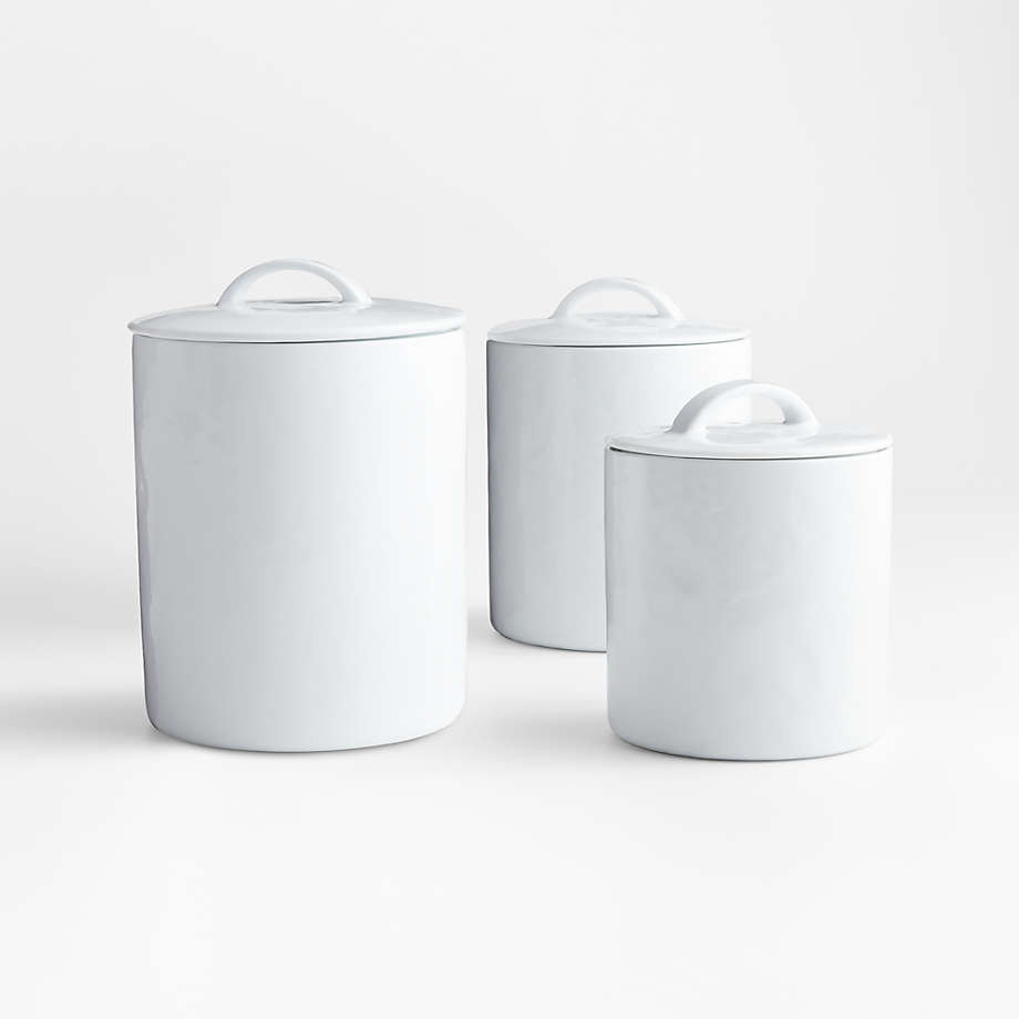 Mercer Small Canister + Reviews | Crate & Barrel | Crate & Barrel