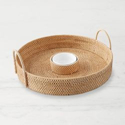 Light Woven Chip &amp; Dip with Bowl | Williams-Sonoma