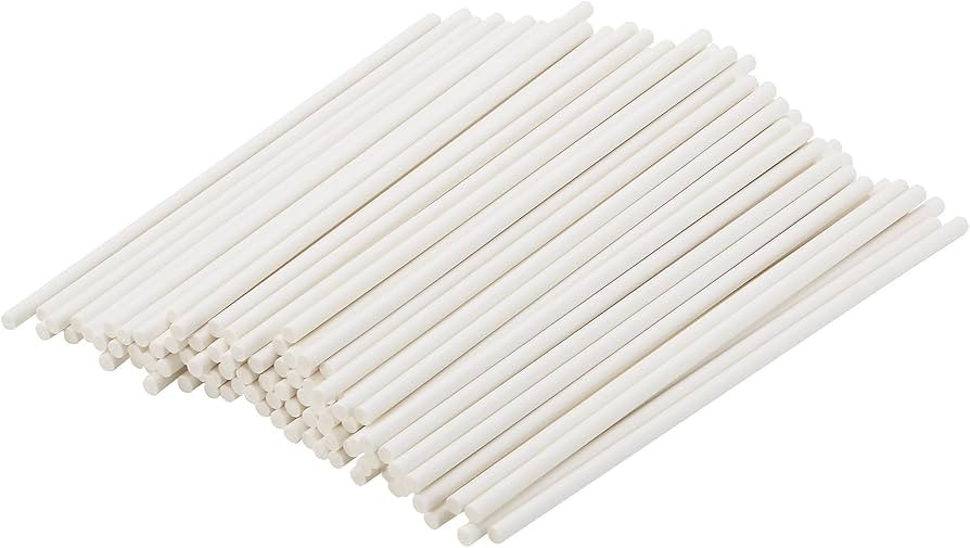 Sweet Creations 100 Count Reusable Plastic Cake Pop Sticks | Amazon (US)