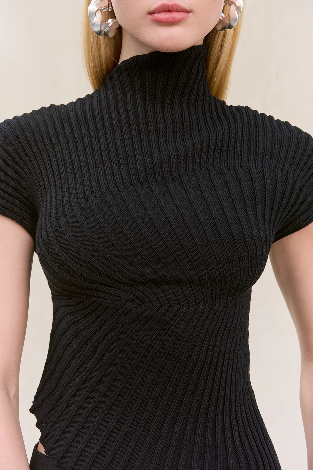ANNEMIE KNIT TOP - BLACK | Cult Gaia - US