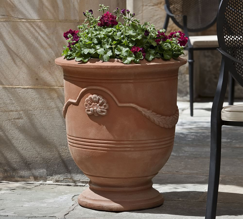 Rosette Anduze Planter | Pottery Barn (US)