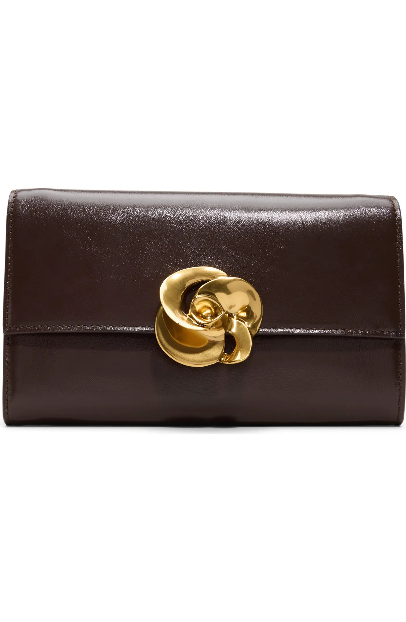 Kira Rose Leather Clutch | Nordstrom