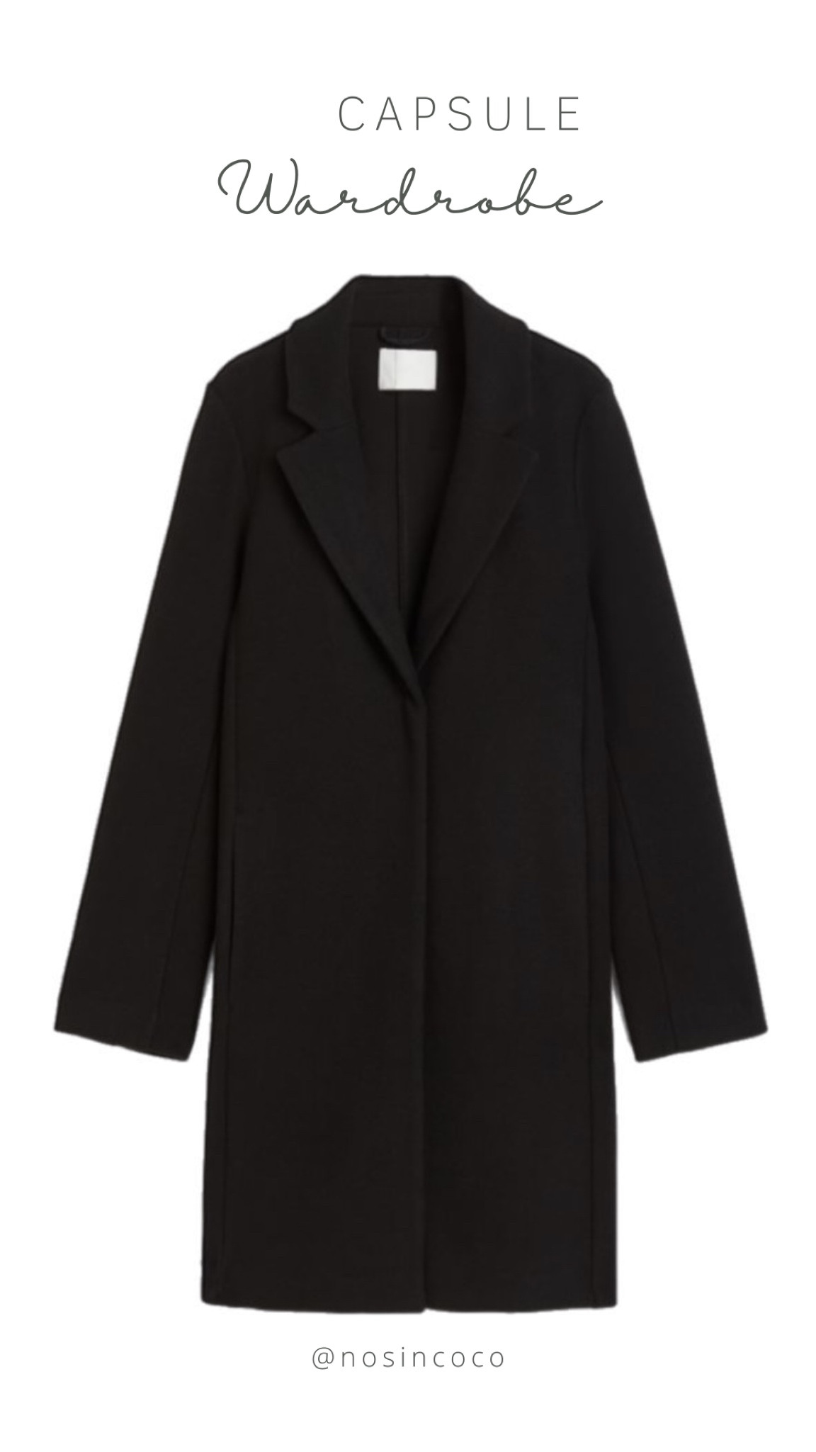 @nosincoco
#capsulewardrobe #fashion #style #blackcoat #basicoutfit # lookoftheday

#LTKstyletip #LTKeurope #LTKworkwear