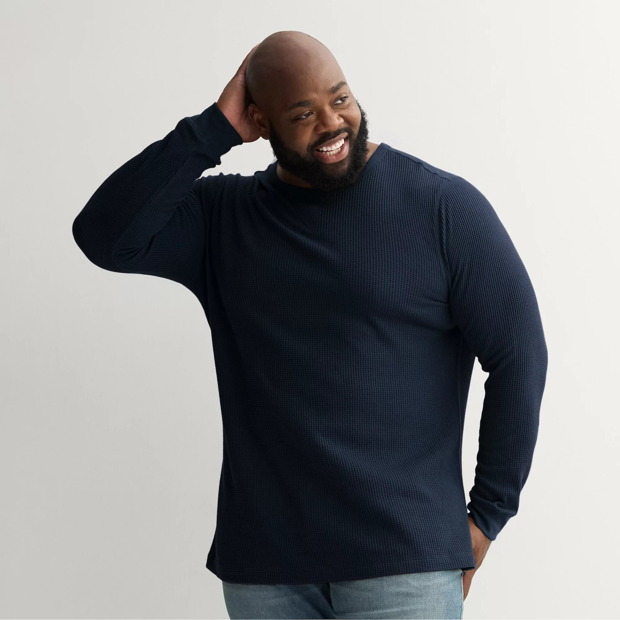 Big & Tall Sonoma Goods For Life® The Essential Waffle Thermal Tee | Kohl's