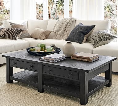 Benchwright 60&quot; Rectangular Coffee Table | Pottery Barn (US)