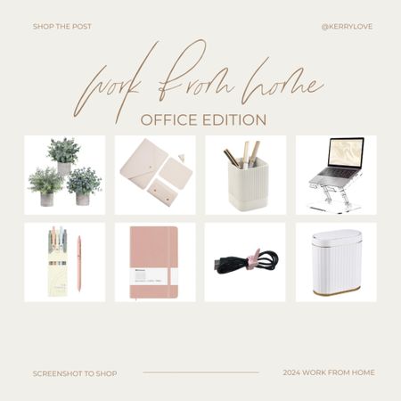 I love neutrals. They’re good for my brain. So when it comes to my office, having a clean, tidy, neutral space is a must! Check out some work from home office supplies!

#LTKhome #LTKstyletip