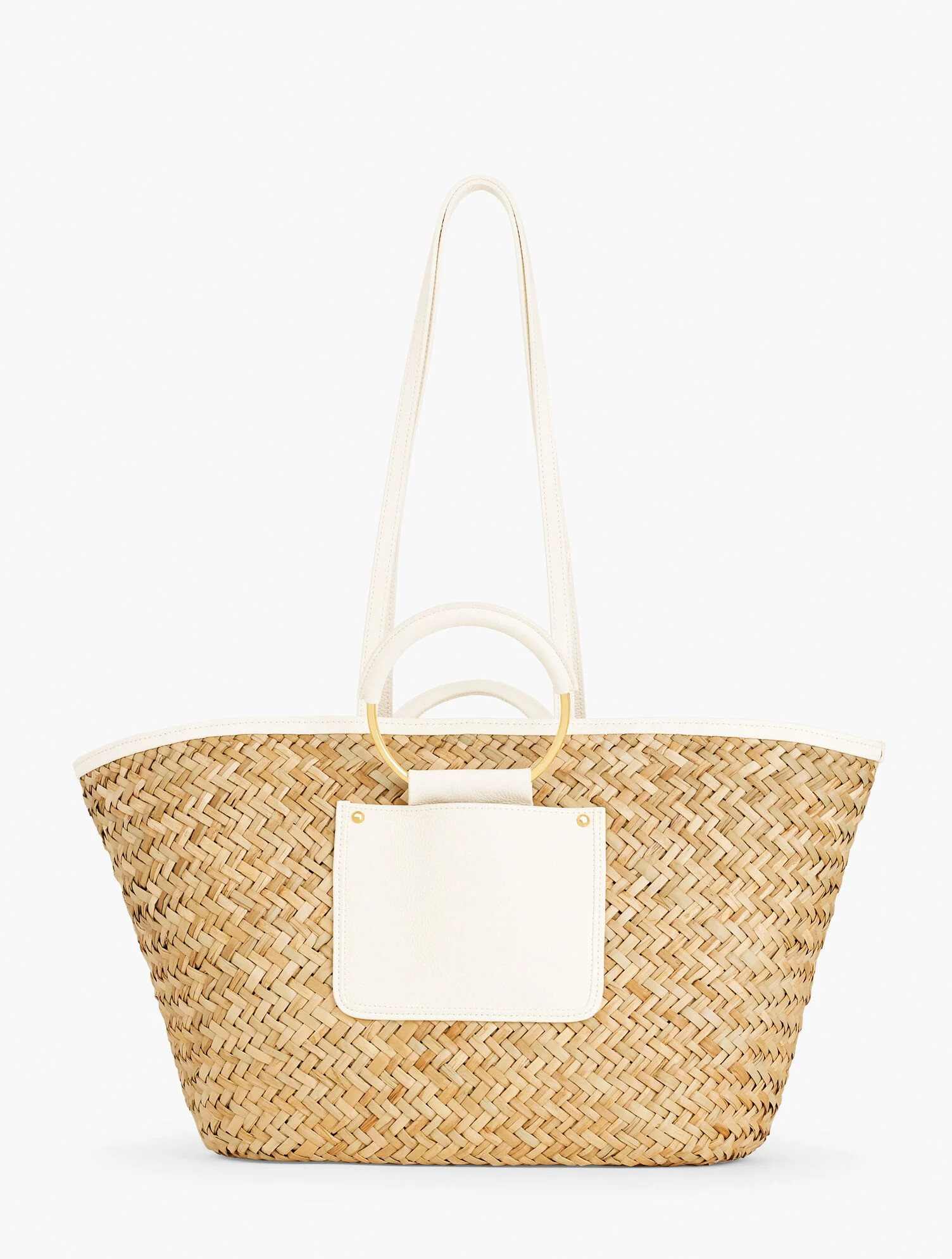 Seagrass Straw Tote | Talbots