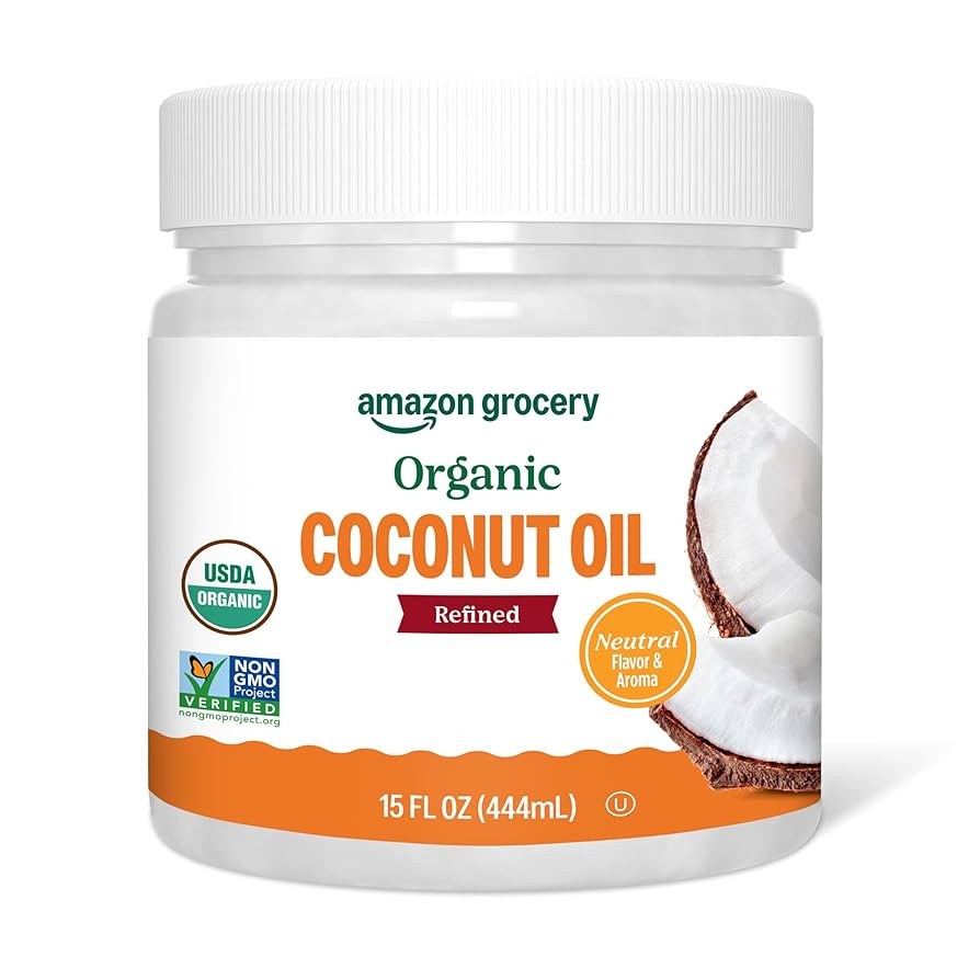 Amazon Grocery, Organic Refined Coconut Oil, 15 Fl Oz (Previously Amazon Fresh, Packaging May Var... | Amazon (US)
