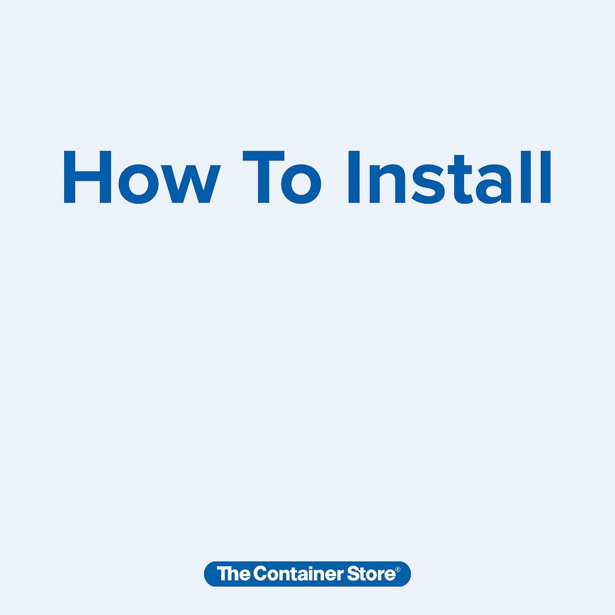 Platinum Elfa Utility Storage Track | The Container Store