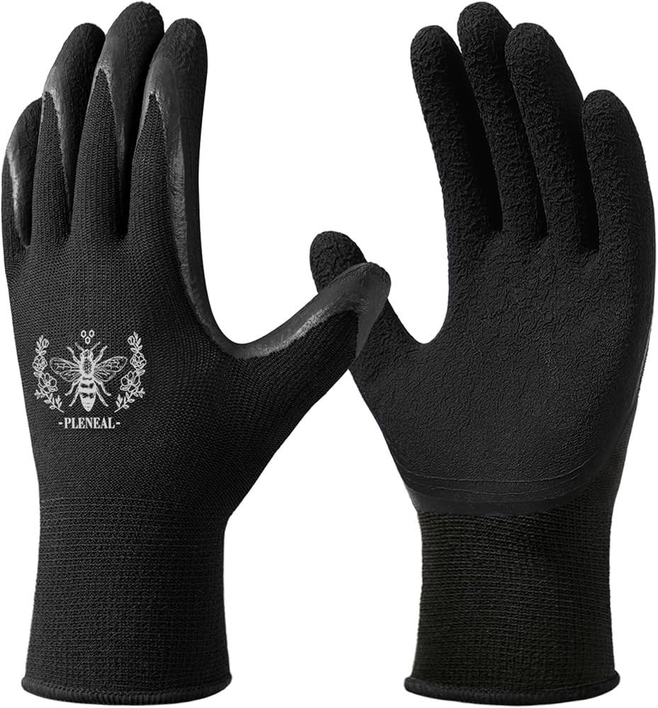Pleneal Gardening Gloves for Women Men - 6/3 Pairs Garden Gloves with Grip, Latex Coated Working ... | Amazon (US)