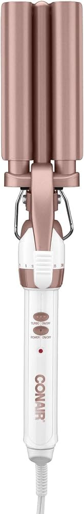 Conair Double Ceramic 3 Barrel Curling Iron, Hair Waver, Create Beachy Waves, Long-Lasting Natura... | Amazon (US)