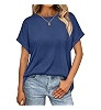AUTOMET Women's Oversized Short Sleeve T Shirts Summer Tops     Plus Size Tshirt, Slim Fit, Dress... | Amazon (US)