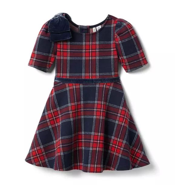 Plaid Jacquard Dress | Janie and Jack