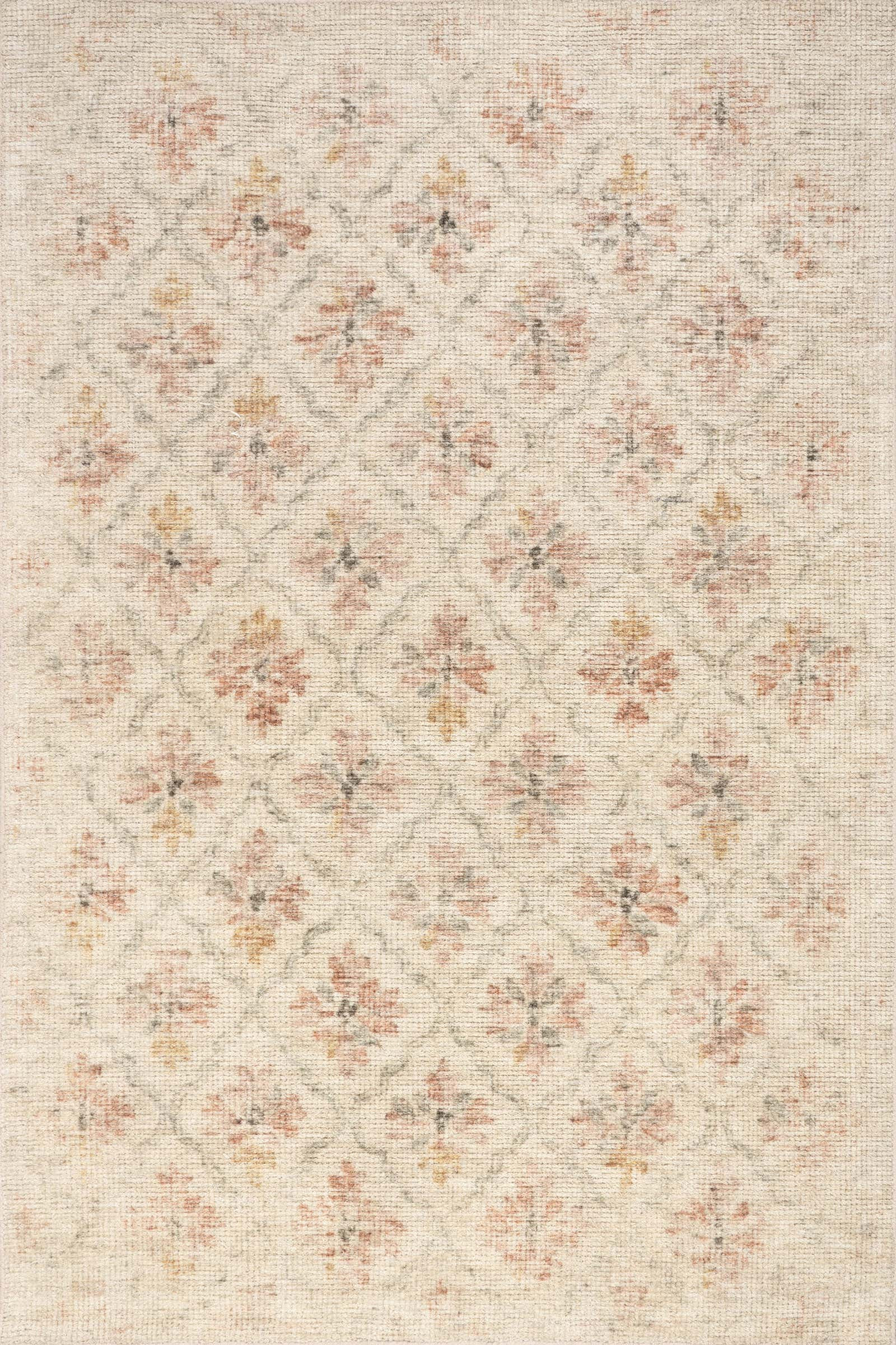 Elizabeth Hand-Tufted Vintage Medallion Wool-Blend Rug | Multicolor | Rugs USA