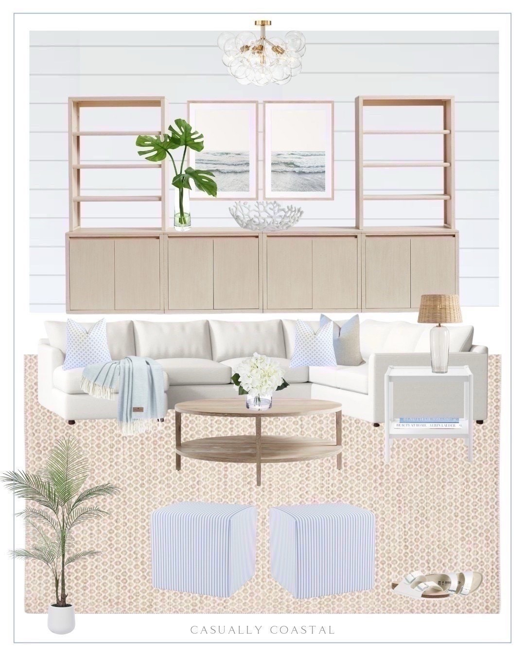 Living Room Design Inspiration

coastal living room, living room with large sectional, coastal sectional, 3 piece upholstered U-sectional, oak wood coffee table, round coffee table, entertainment  enter, Etsy artwork, wall art, coastal wall art, 6-light glass bubble semi flush mount, coastal decorative bowl, 23” faux philodendron plant, faux coastal plant, coastal rug, neutral rug, flatweave wool beige area rug, white side table, coastal woven table lamp, Etsy pillows, coastal pillows, living room pillows, chambray linen pillow cover, blue palm tree pillow cover, coastal ottoman, striped ottoman, Amazon coastal books, Amazon throw blanket, coastal blanket, Birkenstock sandals, coastal sandals, Areca palm faux tree, 4 foot tropical tree, white hydrangeas 

#LTKHome