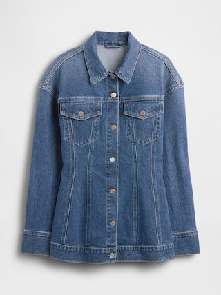 Contoured Longline Denim Jacket | Gap (US)
