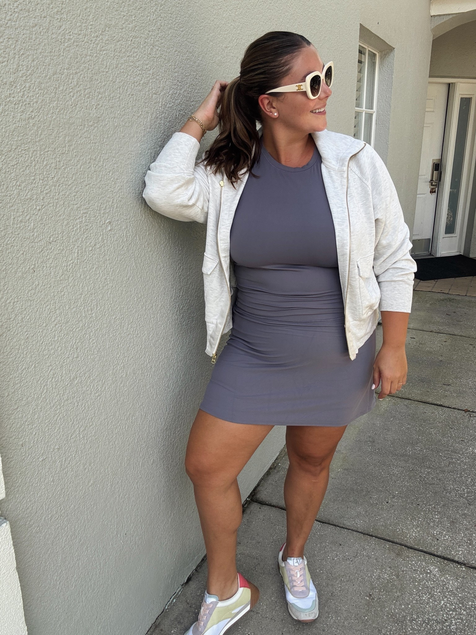 Wearing size 2X in top & 1X in skort, XL in zip up. Use CARALYN15 on your first order at Spanx. 

#LTKPlusSize #LTKActive #LTKStyleTip