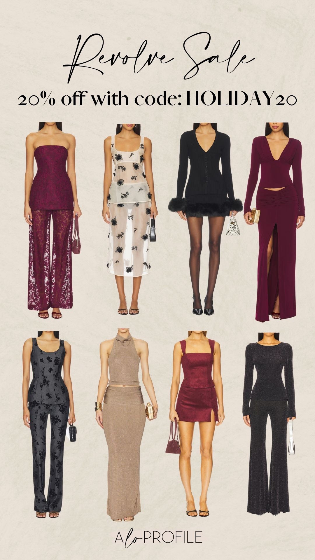 Revolve Sale!! 20% off sitewide with code: HOLIDAY20. Sale is only for 24 hours!!