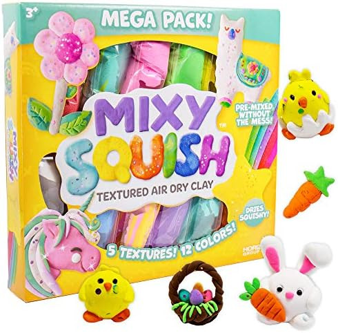 Amazon.com: Mixy Squish Made by Me Rainbow Mega Pack by Horizon Group USA, Includes 12 oz. of Pre... | Amazon (US)