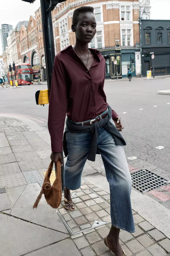 OVERSIZED POPLIN SHIRT | Zara US