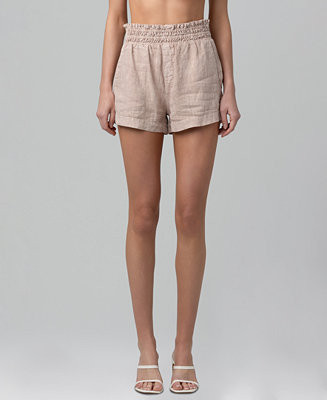 BLANK NYC Women's High-Rise Jogger Shorts - Macy's | Macy's