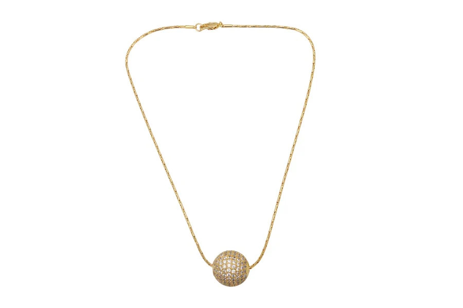 Disco Ball Necklace-Gold or Silver | Lauren Amble Designs