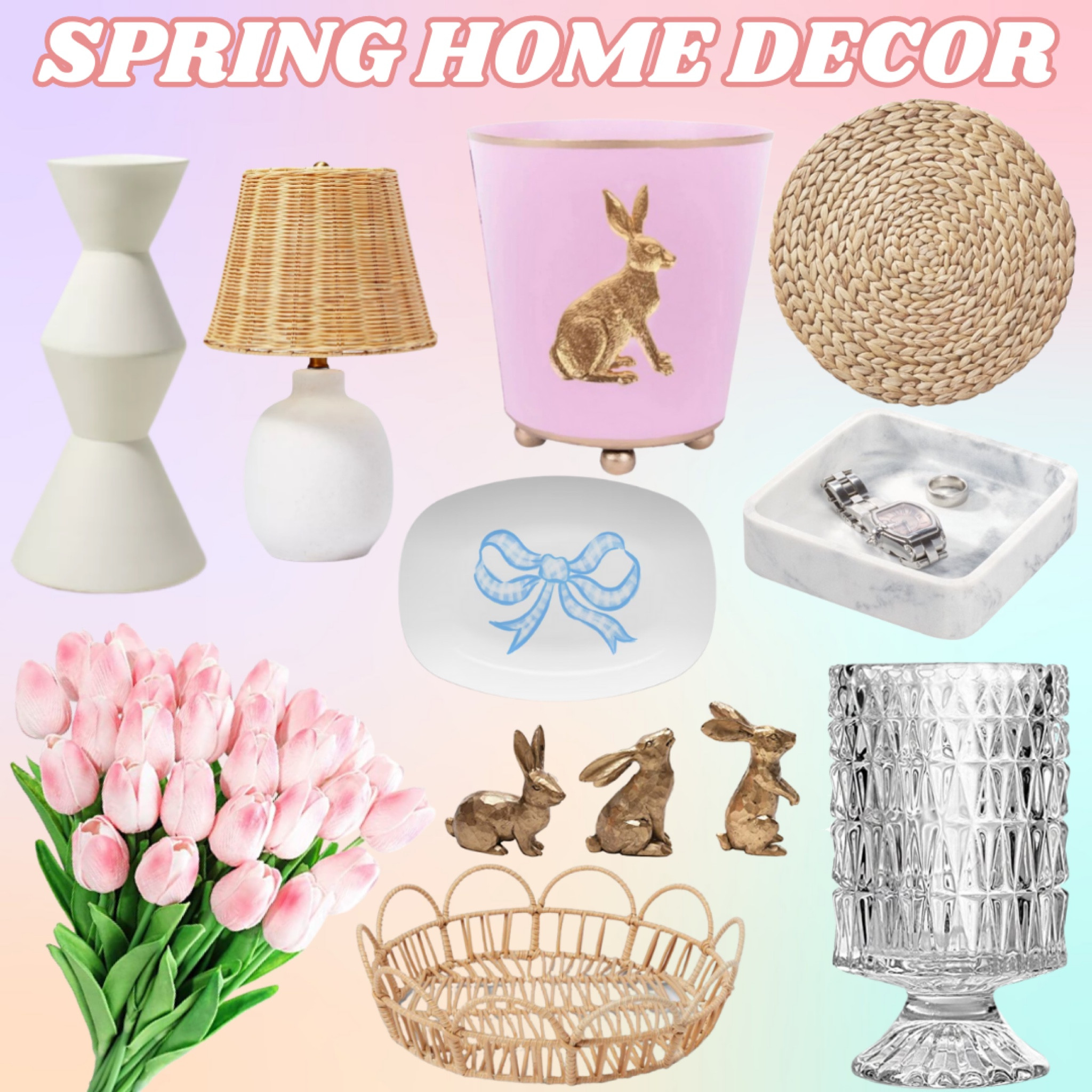 Spring Home Decor

LTKunder100 / LTKunder50 / spring styles / spring home decor / spring ideas / home / decor / home decor / home decor ideas / fake tulips / fake flowers / faux flowers / baskets / glass vase / vase / placemat / placemats / Easter home decor / Easter / Easter decor / Easter home / Easter styles / platter / serving tray / sale / sale alert 

#LTKstyletip #LTKSeasonal #LTKhome