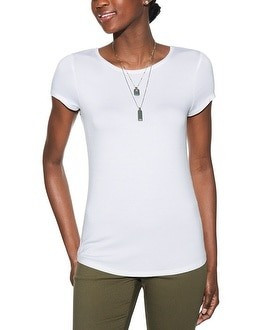 Outlet WHBM White Crew-Neck Foundation Tee | White House Black Market