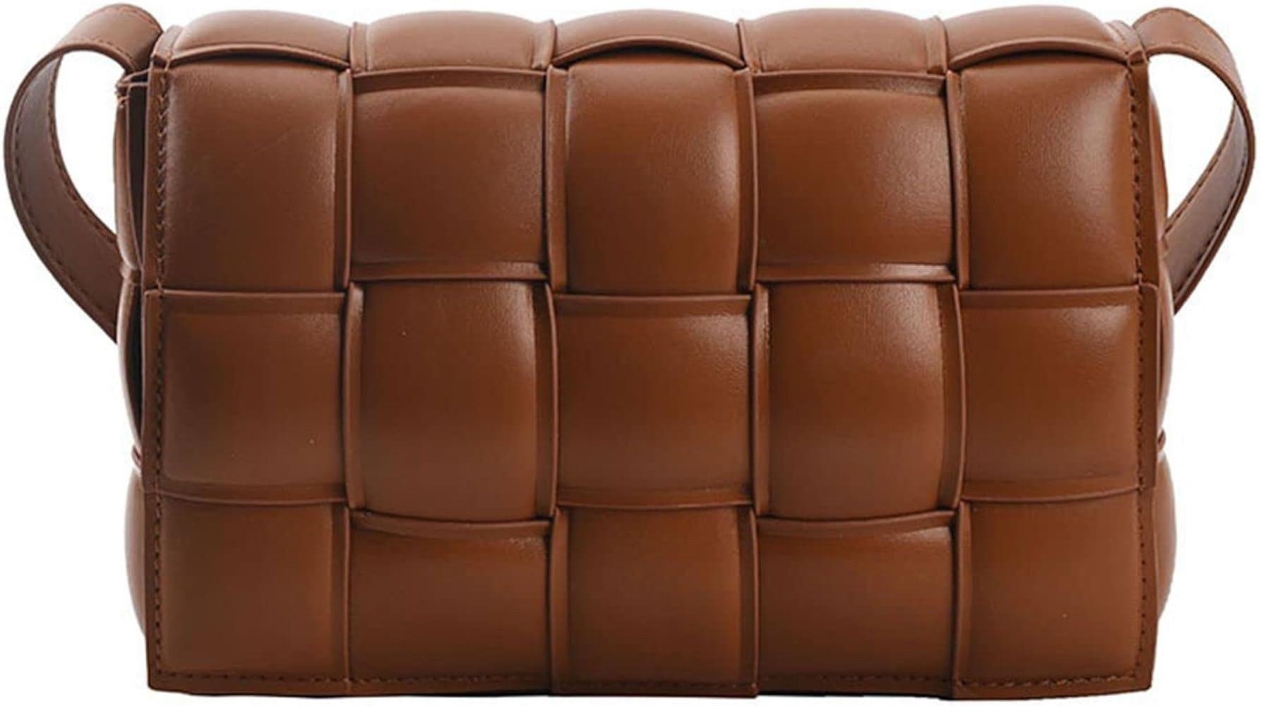 JBB Women Shoulder Bag Purse Woven Crossbody Handbags Small Square Bags Designer Handbag Padded C... | Amazon (US)